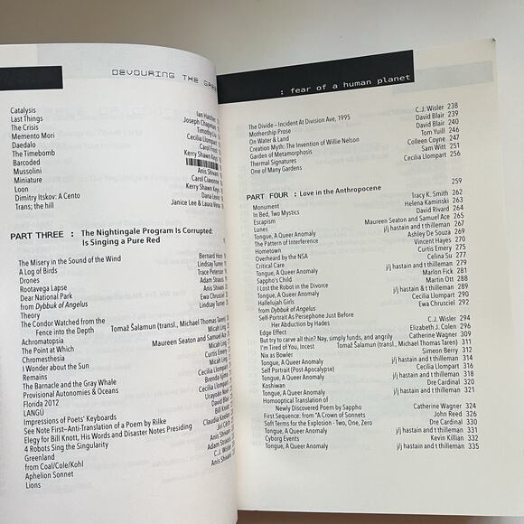 Devouring The Green Fear Of A Human Planet Poetry Anthology New Writing Sam Witt - Picture 6 of 11